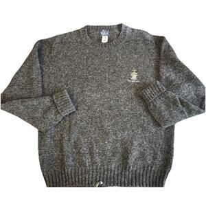 Woolrich Mens Vintage 100% Wool Phi Delta Theta Sweater | XL | Grandpa | 1990s